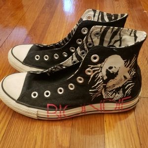 Blondie graphic converse hightops